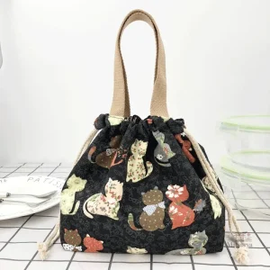 Sac à bento japonais idéal pour les pique-niques