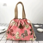 Sac à bento portable pour une cuisine japonaise raffinée
