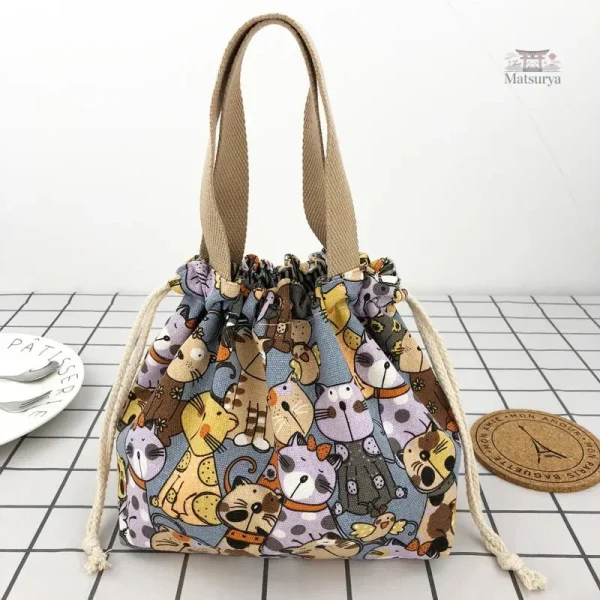 Sac à bento japonais avec style pour vos repas