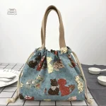 Sac à bento coloré japonais pour vos déjeuners