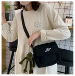 Sac bandoulière carré japonais en tissu tendance
