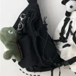 Sac bandoulière style japonais en tissu coloré