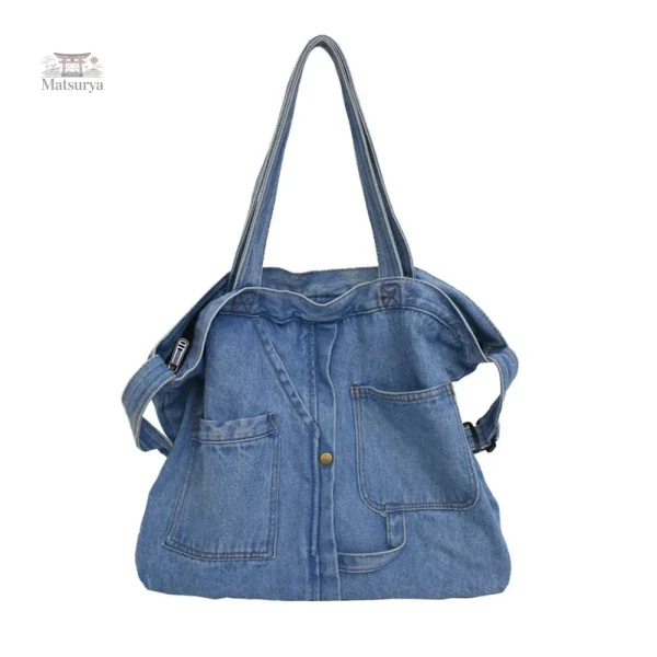 Sac Japonais en denim, style unique et moderne