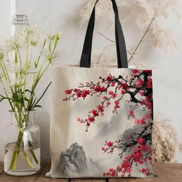 Sac fourre tout en toile japonaise pour le voyage