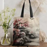 Sac en toile japonaise, accessoire de mode essentiel