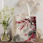 Sac pratique en toile japonaise pour les sorties