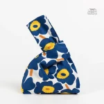 Sac furoshiki japonais en tissu coloré et réutilisable