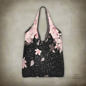 Sac pliable Sakura, style japonais, design floral