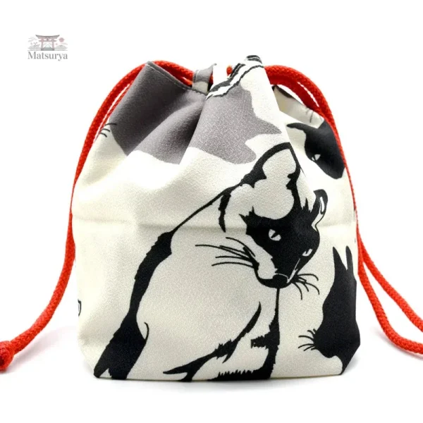 Accessoire mode : sac japonais avec motifs artisanaux