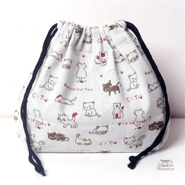 sac-rangement-boite-bento-blanc-1 Sac de rangement boîte bento blanc