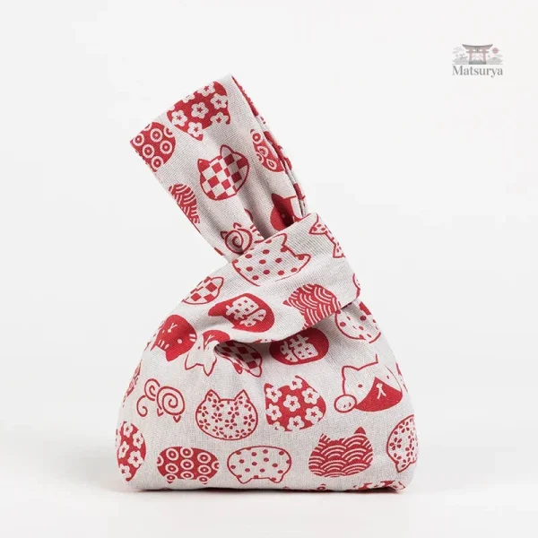 Sac écologique en tissu japonais Furoshiki