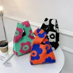 Sac japonais tricoté à la main, élégant et pratique