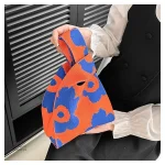 Sac japonais en tissu tricoté, léger et stylé