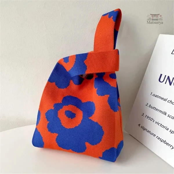 Sac tricoté japonais, parfait pour un look moderne