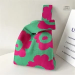 Élégant sac tricot japonais, alliant esthétique et fonctionnalité