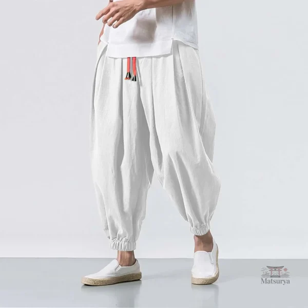 Sarouel homme, design inspiré de la mode japonaise