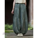 Vêtements vintage japonais pour femmes en lin