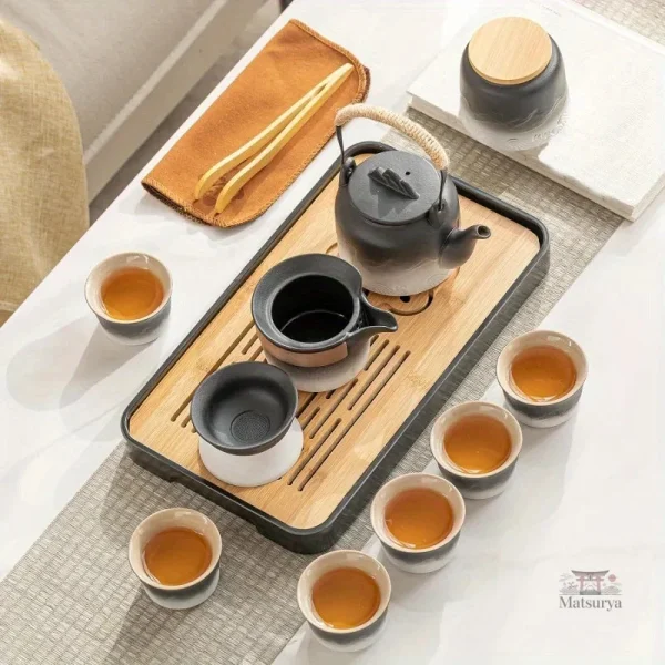 Accessoires pour service à thé japonais en céramique