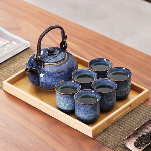 Service à Thé Japonais Minimaliste Uni