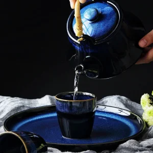 Théière japonaise Reflets Biwa au design raffiné