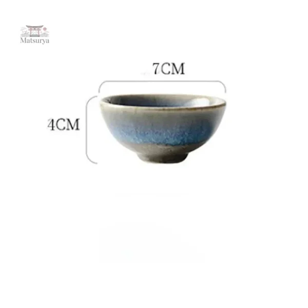 Art de la table japonais en céramique bleue