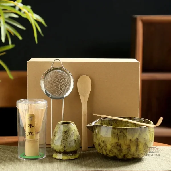 Kit de préparation matcha avec fouet