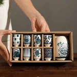 Tasse japonaise colorée, parfaite pour le thé