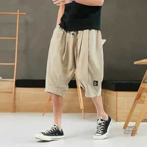 Short Sarouel Japonais Décontracté pour homme