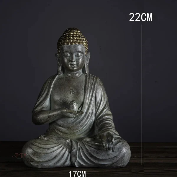 Figure de Bouddha japonais pour la méditation