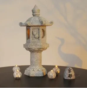 Statue Japonaise Lampe Stylée en décoration intérieure