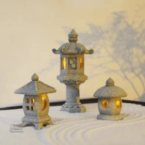 Lampe statue japonaise, objet d'art élégant et stylé