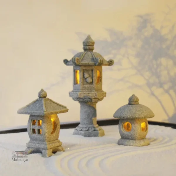 Lampe statue japonaise, objet d'art élégant et stylé
