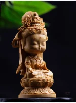 Sculpture en bois traditionnelle du Japon