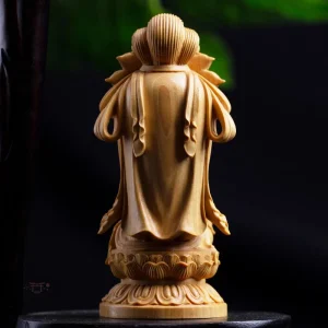Artisanat japonais en bois décoratif