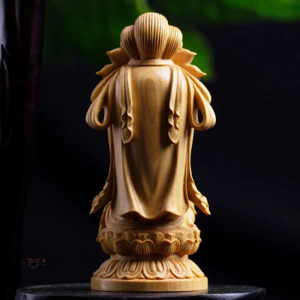 Artisanat japonais en bois décoratif