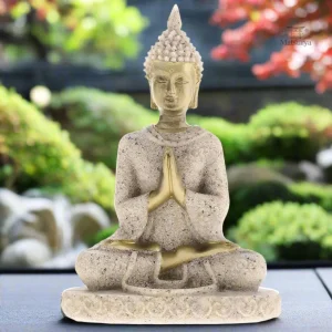 Statue Japonaise en Grès élégante et artistique