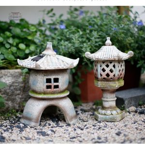 Statue japonaise pour extérieur, décoration traditionnelle