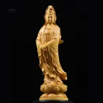 Guan Yin en résine, style asiatique