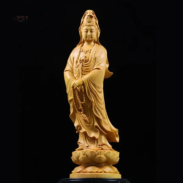 Guan Yin en résine, style asiatique