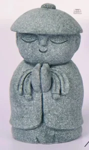 Bouddha miniature en style japonais, élément décoratif
