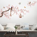 Stickers Cerisier Japonais délicats pour décoration