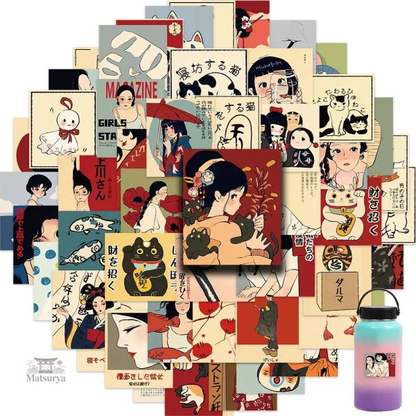 Stickers décoratifs japonais pour une touche artistique