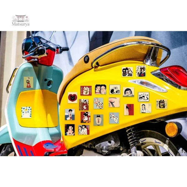 Stickers japonais à thème pour personnaliser vos objets