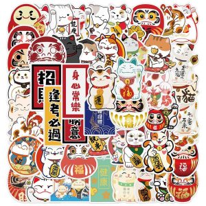 Stickers Japonais colorés pour décoration créative