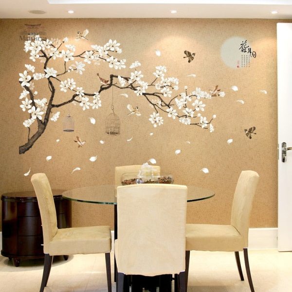 stickers-japonais-fleur-1 Stickers japonais fleurs colorées pour décoration créative