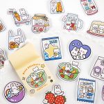 Stickers Kawaii japonais colorés et mignons pour décoration
