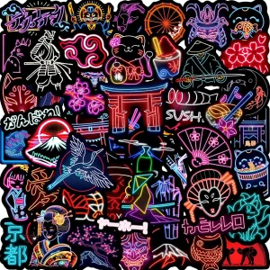 Stickers Kyoto Japonais décoratifs pour personnaliser vos objets