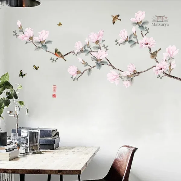 stickers-muraux-ambiance-zen-japonaise-1 Stickers muraux ambiance zen japonaise pour décoration intérieure