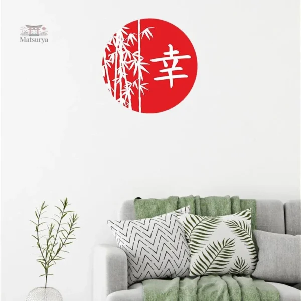 Art mural japonais en stickers