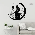 Stickers muraux japonais pour décoration intérieure